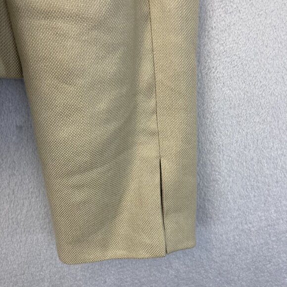 Chicos 2 Linen Blend Blazer Womens Large 12 Button Lined Lightweight Jacket Suit - Picture 5 of 13